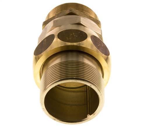 Unión Conector Recto R2'' Latón Junta Plana Centellen 16bar (224.8psi)