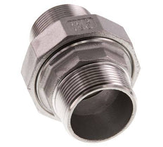 Racor recto de unión R1 1/2'' Acero inoxidable Junta plana PTFE 16bar (224.8psi)