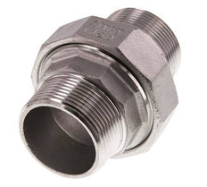 Racor recto de unión R1 1/2'' Acero inoxidable Junta plana PTFE 16bar (224.8psi)