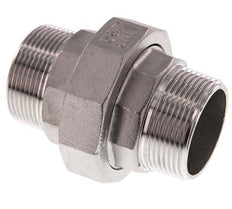 Racor recto de unión R1 1/2'' Acero inoxidable Junta plana PTFE 16bar (224.8psi)