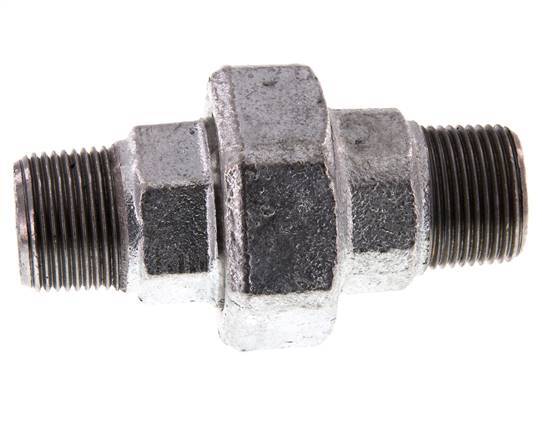 Racor recto de unión R3/4'' Junta plana de hierro fundido 25bar (351.25psi)