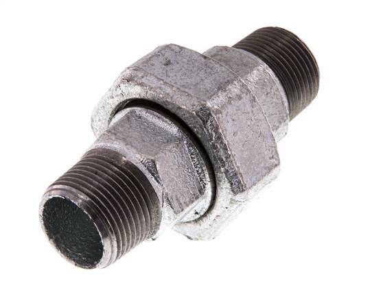 Racor recto de unión R3/4'' Junta plana de hierro fundido 25bar (351.25psi)
