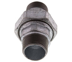 Racor recto de unión R1 1/4'' Junta plana de hierro fundido 25bar (351.25psi)