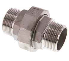 Racor recto de unión R1 1/4'' Acero inoxidable Junta plana PTFE 16bar (224.8psi)