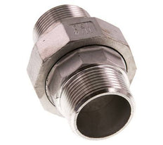 Racor recto de unión R1 1/4'' Acero inoxidable Junta plana PTFE 16bar (224.8psi)