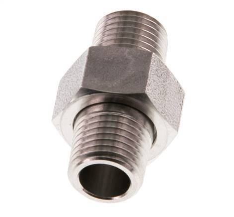 Espiga doble R1/4'' Separable Junta cónica de acero inoxidable 40bar (562.0psi)