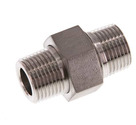 Espiga doble R3/8'' Separable Sello cónico de acero inoxidable 40bar (562.0psi)
