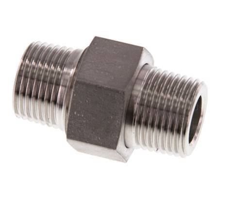 Espiga doble R3/8'' Separable Sello cónico de acero inoxidable 40bar (562.0psi)