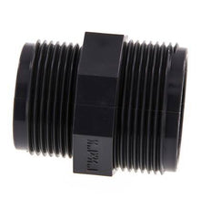 Reducing Double Nipple G1 1/4'' x G1 1/2'' PVC-U 16bar (224.8psi) EN 1452-3 [2 Pieces]