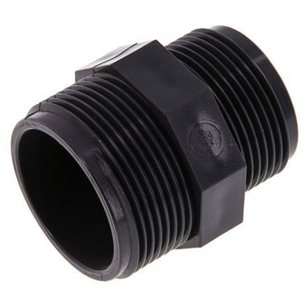 Reducing Double Nipple G1 1/4'' x G1 1/2'' PVC-U 16bar (224.8psi) EN 1452-3 [2 Pieces]
