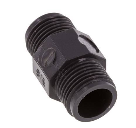 Reducing Double Nipple G3/8'' PVC-U 16bar (224.8psi) EN 1452-3 [5 Pieces]