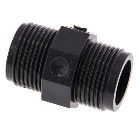 Reducing Double Nipple G3/4'' PVC-U 16bar (224.8psi) EN 1452-3 [5 Pieces]