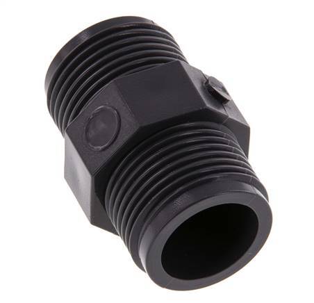 Reducing Double Nipple G3/4'' PVC-U 16bar (224.8psi) EN 1452-3 [5 Pieces]