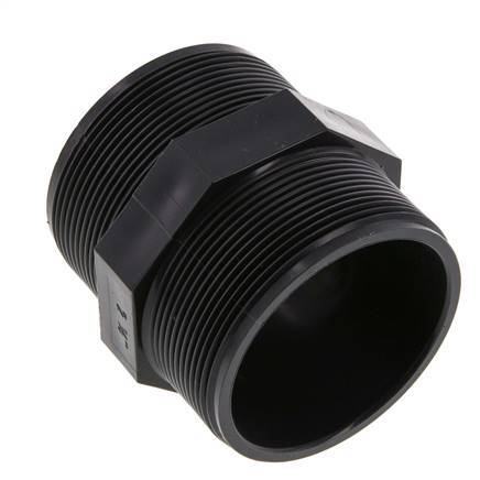 Racor reductor doble G2 1/2'' PVC-U 16bar (224.8psi) EN 1452-3