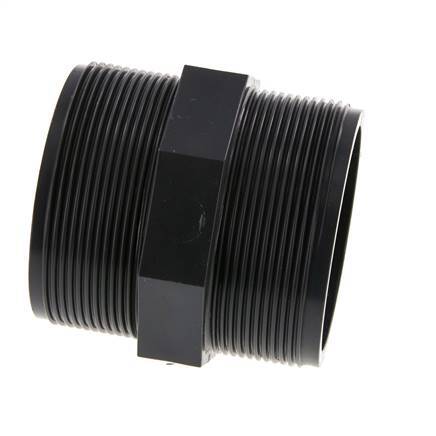 Racor reductor doble G2 1/2'' PVC-U 16bar (224.8psi) EN 1452-3