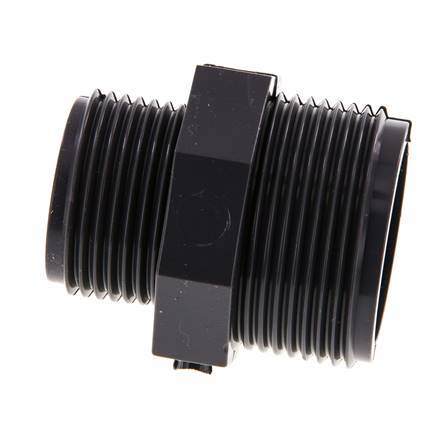 Reducing Double Nipple G1'' x G1 1/4'' PVC-U 16bar (224.8psi) EN 1452-3 [2 Pieces]