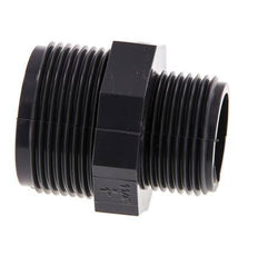 Reducing Double Nipple G1'' x G1 1/4'' PVC-U 16bar (224.8psi) EN 1452-3 [2 Pieces]