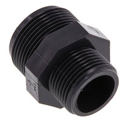 Reducing Double Nipple G1'' x G1 1/4'' PVC-U 16bar (224.8psi) EN 1452-3 [2 Pieces]