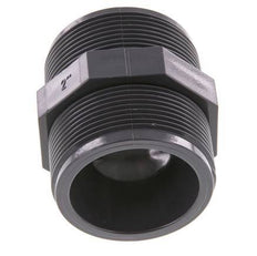 Reducing Double Nipple G2'' PVC-U 16bar (224.8psi) EN 1452-3 [2 Pieces]