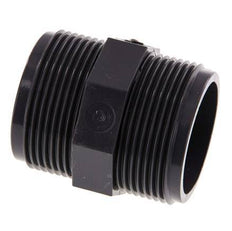 Reducing Double Nipple G1 1/2'' PVC-U 16bar (224.8psi) EN 1452-3 [2 Pieces]