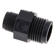 Reducing Double Nipple G3/8'' x G1/2'' PVC-U 16bar (224.8psi) EN 1452-3 [5 Pieces]