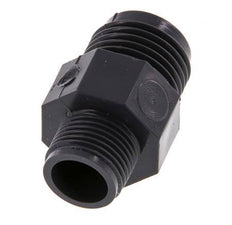 Reducing Double Nipple G3/8'' x G1/2'' PVC-U 16bar (224.8psi) EN 1452-3 [5 Pieces]