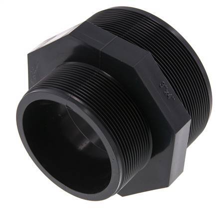 Boquilla reductora doble G3'' x G4'' PVC-U 16bar (224.8psi) EN 1452-3