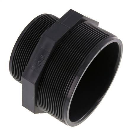 Boquilla reductora doble G3'' x G4'' PVC-U 16bar (224.8psi) EN 1452-3