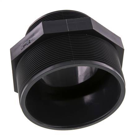 Boquilla reductora doble G3'' x G4'' PVC-U 16bar (224.8psi) EN 1452-3