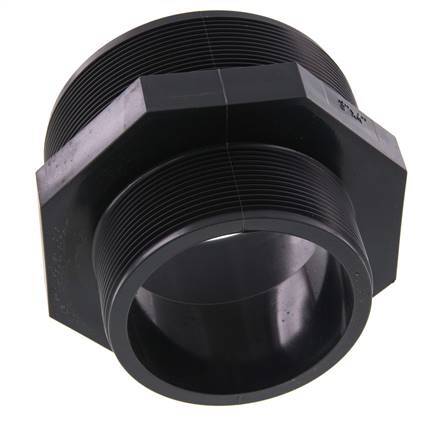 Boquilla reductora doble G3'' x G4'' PVC-U 16bar (224.8psi) EN 1452-3