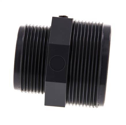 Racor Reductor Doble G1 1/2'' x G2'' PVC-U 16bar (224.8psi) EN 1452-3