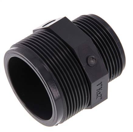 Racor Reductor Doble G1 1/2'' x G2'' PVC-U 16bar (224.8psi) EN 1452-3