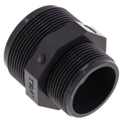 Racor Reductor Doble G1 1/2'' x G2'' PVC-U 16bar (224.8psi) EN 1452-3