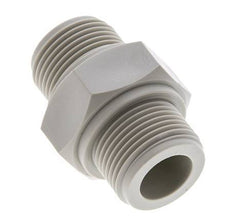 Espiga doble G3/4'' Polipropileno (pp) 10bar (140.5psi) FDA 36mm Hex.