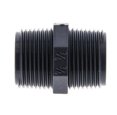 Double Nipple G3/4'' Polypropylene (pp) 10bar (140.5psi) FDA 30mm Hex [2 Pieces]