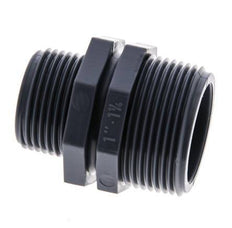 Racor Reductor Doble G1'' x G1 1/4'' Polipropileno (pp) 10bar (140.5psi) FDA 46mm Hex.