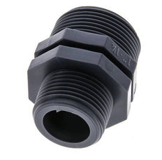 Racor Reductor Doble G1'' x G1 1/4'' Polipropileno (pp) 10bar (140.5psi) FDA 46mm Hex.