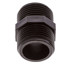 Double Nipple G1'' Polypropylene (pp) 10bar (140.5psi) FDA 36mm Hex