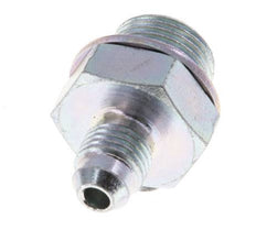 JIC Double Nipple G3/8'' x UNF 7/16''-20 Steel NBR 310bar (4355.5psi) [2 Pieces]