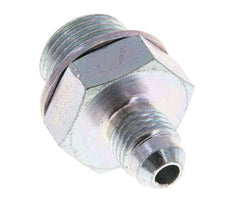 JIC Double Nipple G3/8'' x UNF 7/16''-20 Steel NBR 310bar (4355.5psi) [2 Pieces]