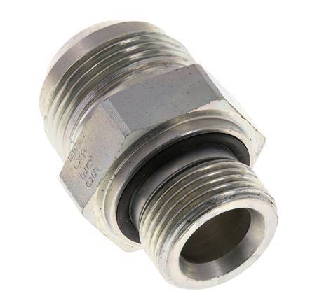 Espiga doble JIC G3/4'' x UN 1-5/16''-12 Acero NBR 170bar (2388.5psi)