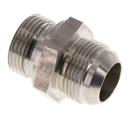 Espiga doble JIC G1'' x UN 1-5/16''-12 Acero inoxidable FKM 170bar (2388.5psi)