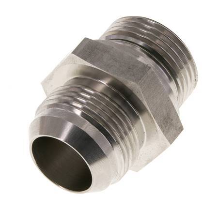 Espiga doble JIC G1'' x UN 1-5/16''-12 Acero inoxidable FKM 170bar (2388.5psi)
