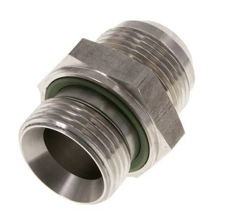 Espiga doble JIC G1'' x UN 1-5/16''-12 Acero inoxidable FKM 170bar (2388.5psi)