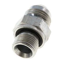 JIC Double Nipple G3/8'' x UNF 3/4''-16 Steel NBR 275bar (3863.75psi) [2 Pieces]
