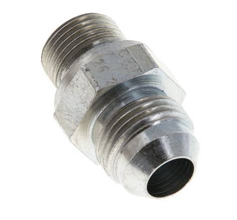 JIC Double Nipple G3/8'' x UNF 3/4''-16 Steel NBR 275bar (3863.75psi) [2 Pieces]