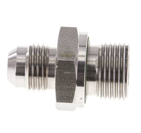 Espiga doble JIC G3/8'' x UNF 9/16''-18 Acero inoxidable FKM 275bar (3863.75psi)