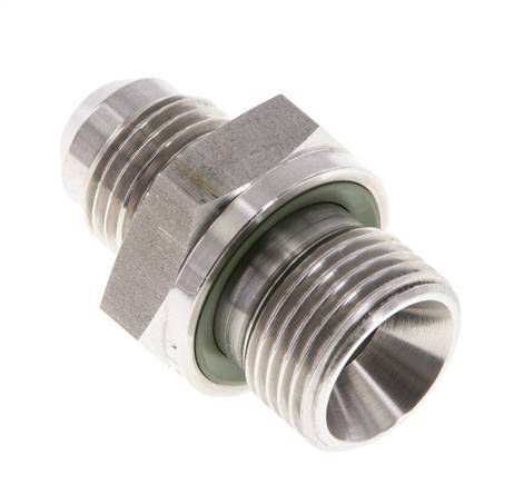 Espiga doble JIC G3/8'' x UNF 9/16''-18 Acero inoxidable FKM 275bar (3863.75psi)