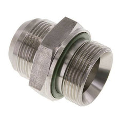 Espiga doble JIC G1 1/4'' x UN 1-5/8''-12 Acero inoxidable FKM 140bar (1967.0psi)
