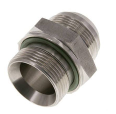 Espiga doble JIC G1 1/4'' x UN 1-5/8''-12 Acero inoxidable FKM 140bar (1967.0psi)